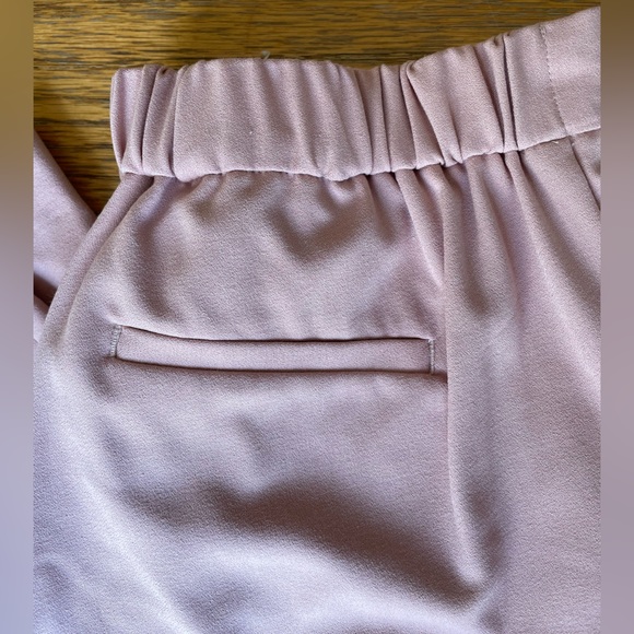 Banana Republic Blush Crop Relaxed Dress Pants Size 4 - Picture 3 of 12